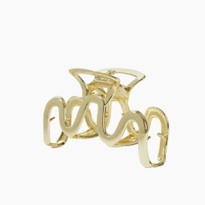 SUMMER & ROSE Gold Claw Clip